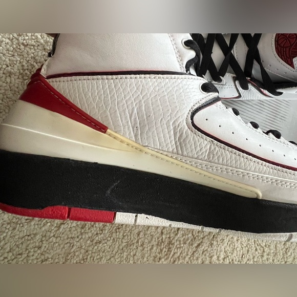 Nike Jordan 2 II retro Chicago sneakers 2004 OG ORIGINAL shoes varsity- 6 y 8 w - Picture 5 of 10